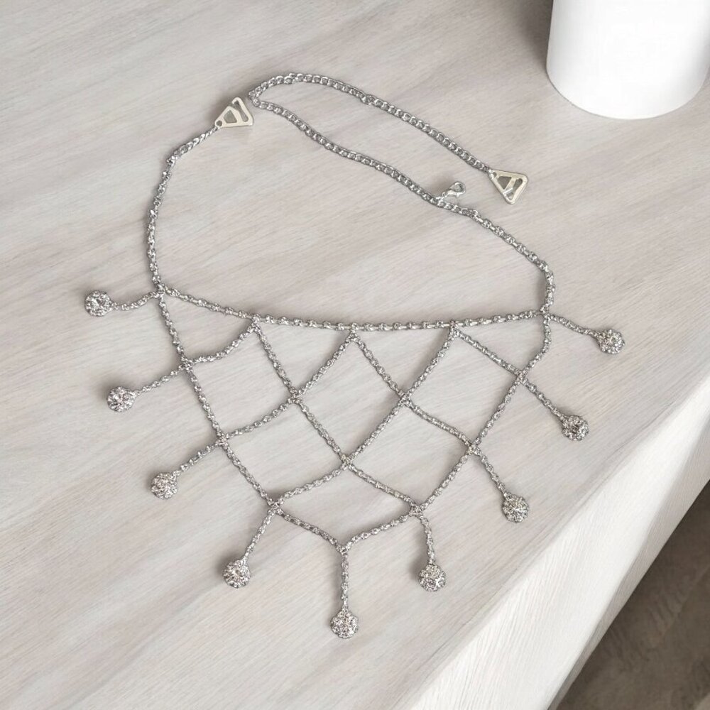 Luxury Mesh Rhinestone Shoulder Chain - Picture 5 of 7
